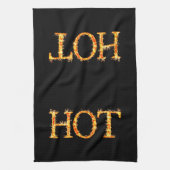 Hot Fire keukenhanddoek (Verticaal)