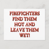 HOT FIREFIGHTERS BRIEFKAART (Voorkant)