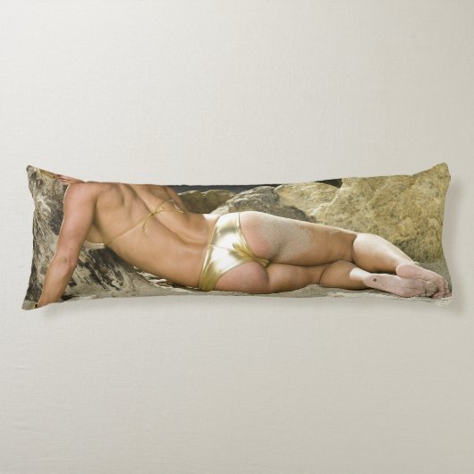 Hot Fitness Girl Lichaamskussen (Voorkant)