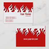 Hot-Flamazee-profielkaart Visitekaartje (Voorkant / Achterkant)