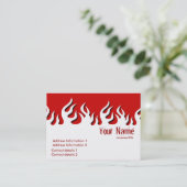 Hot-Flamazee-profielkaart Visitekaartje (Staand voorkant)