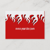 Hot-Flamazee-profielkaart Visitekaartje (Achterkant)