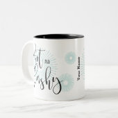 Hot Flash voor koffie-overs Tweekleurige Koffiemok (Voorkant links)