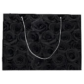 Hot Flower Black Rozen Groot Cadeauzakje (Achterkant)