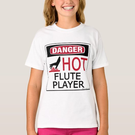 Hot-flute speler t-shirt (Voorkant)