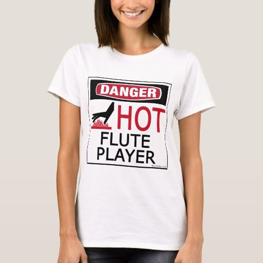 Hot-flute speler t-shirt (Voorkant)
