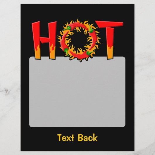 HOT FLYER (Achterkant)