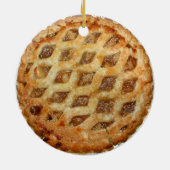 Hot-Fresh Apple Pie Keramisch Ornament (Achterkant)