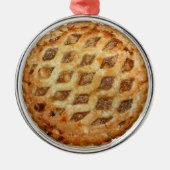 Hot-Fresh Apple Pie Metalen Ornament (Voorkant)