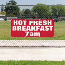 Hot-Fresh Breakfast Red, aangepast bedrijf buitens