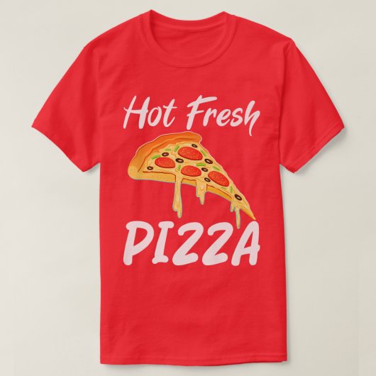 Hot Fresh Pizza Snack Pizzalove Pizza 531 890 T-shirt (Design voorkant)