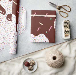Hot Fudge en Sprinkles Cadeaupapier