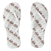 Hot Fudge Ice Cream Shoppe Sundae Foodie Flip Flop (Voetbed)