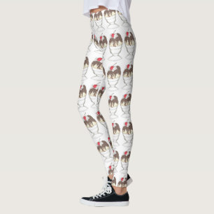 Hot Fudge Ice Cream Shoppe Sundae Foodie-Leggings Leggings
