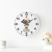 Hot Fudge Ice Cream Sundae Custom Kitchen Notchen Grote Klok (Huis)