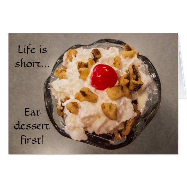 Hot Fudge Sundae - dessert - Delicious - Yummy (Voorkant Horizontaal)