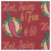 Hot, Fun en Spicy 60th Stof (Close Up)
