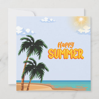 "Hot Fun in de Zomer Tijd!" Feestdagenkaart