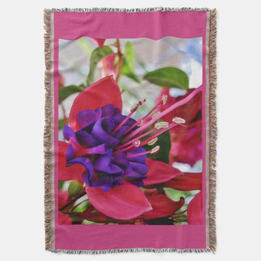 Hot Fuscia. Deken (Voorkant Verticaal)