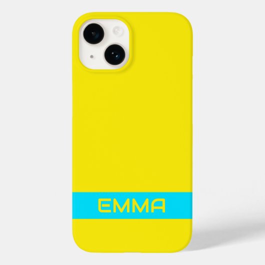 Hot-geel iPhone 14 Pro Max Hoesje (Achterkant)