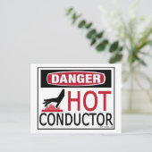 Hot-geleider Briefkaart (Staand voorkant)