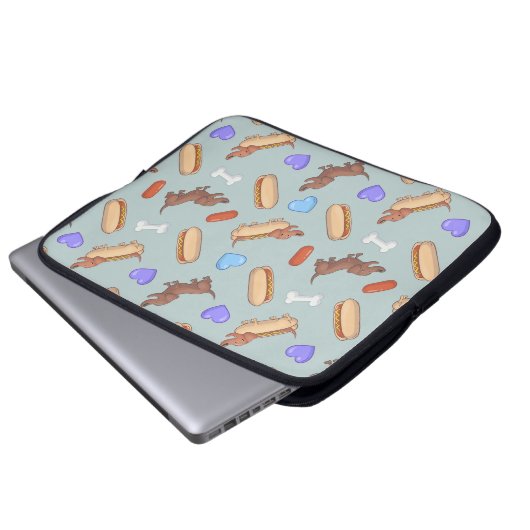 Hot Geluid: Elektronicatas Laptop Sleeve (Voorkant onderkant)
