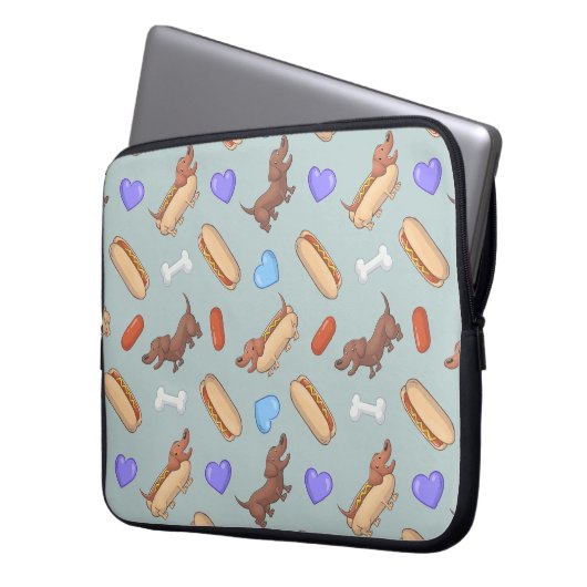 Hot Geluid: Elektronicatas Laptop Sleeve (Voorkant Links)