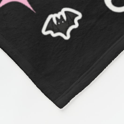 Hot Ghoul Summer Flamingo Ghost Summerween Fleece Deken (Hoek)