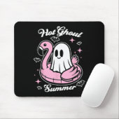 Hot Ghoul Summer Flamingo Ghost Summerween Muismat (Met muis)