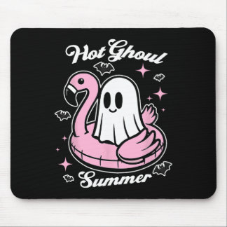 Hot Ghoul Summer Flamingo Ghost Summerween Muismat