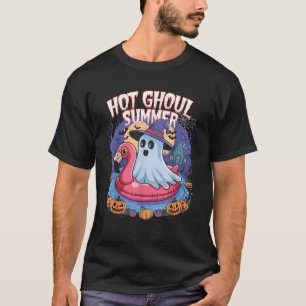 Hot Ghoul Summer Ghost Funny Halloween Ghosts Kind T-shirt