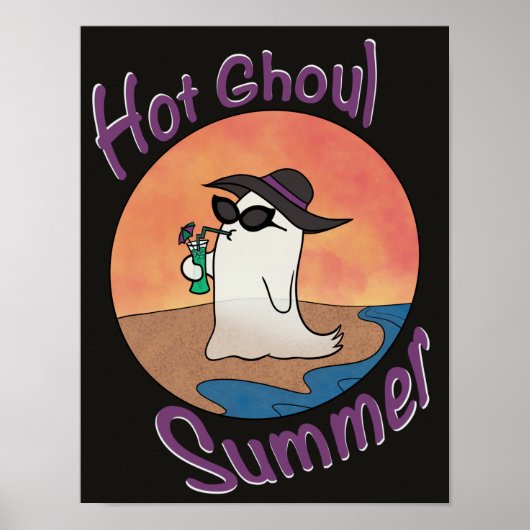 Hot Ghoul Summer Poster (Voorkant)