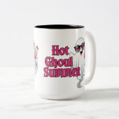 Hot Ghoul Summer T-shirt Tweekleurige Koffiemok (Voorkant rechts)