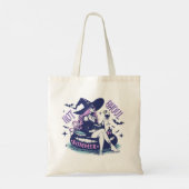 Hot Ghoul Summer Witch Halloween Tote Bag (Achterkant)