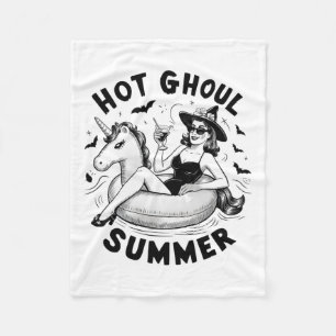 Hot Ghoul Zomer Grappige Halloween Outfit Kostuums Fleece Deken