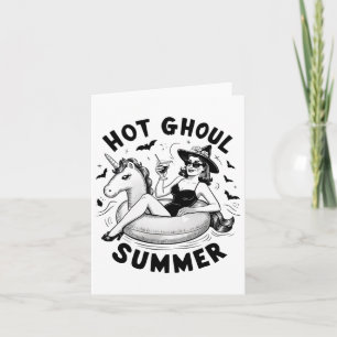 Hot Ghoul Zomer Grappige Halloween Outfit Kostuums Kaart