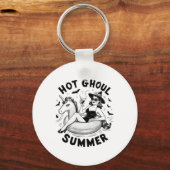 Hot Ghoul Zomer Grappige Halloween Outfit Kostuums Sleutelhanger (Voorkant)