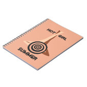 Hot-Girl Summer Peach Sand Notitieboek (Linkerzijde)