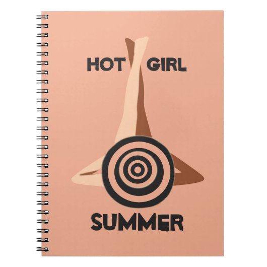 Hot-Girl Summer Peach Sand Notitieboek (Voorkant)