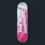 Hot Girl Summer Pink Blue Tie Dye Skateboard<br><div class="desc">Viel je mooie meisje zomer met dit geweldige schaats bord. Stuur me een e-mail naar christie@christiekelly.com voor hulp bij aangepaste objecten! Maak het belachelijk,  mensen!</div>