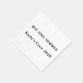 Hot Girl Zomer Aangepaste Servetten – Meisjes Trip (Hoek)