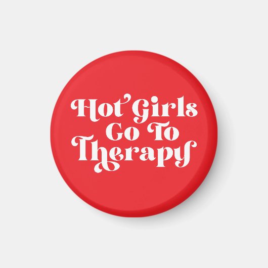Hot Girls gaan naar therapie Magneet (Voorkant)