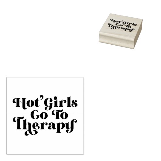 Hot Girls gaan naar therapie Rubberstempel (Gestempeld)
