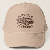 Hot Girls Hit Curbs - Tan Trucker Pet (Voorkant)