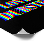 Hot Girls Love Dubstep Edm Dance Rave Music Festiv Poster (Hoek)