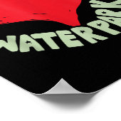 Hot Girls Love Water Parks Heart Arrow  Poster (Hoek)