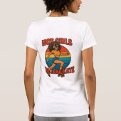 Hot Girls Roller Skate Shirt (Achterkant)