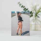 Hot ! Glamor Girl Model Bikini Photo  Briefkaart (Staand voorkant)