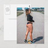 Hot ! Glamor Girl Model Bikini Photo  Briefkaart (Voorkant / Achterkant)