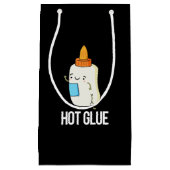Hot Glue Funny Pun Dark BG Klein Cadeauzakje (Voorkant)